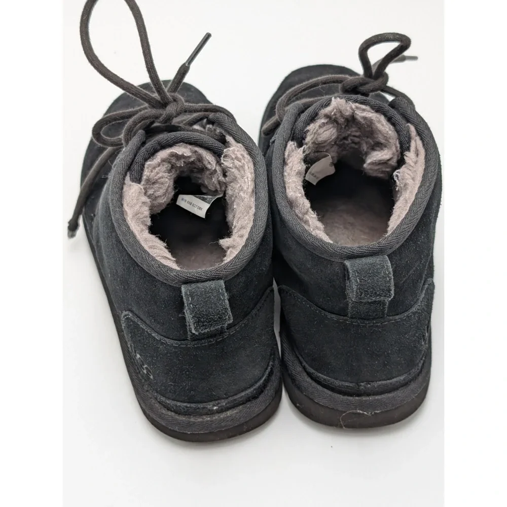 UGG NEUMEL SUEDE BOOTS BLACK US 7 /UK
